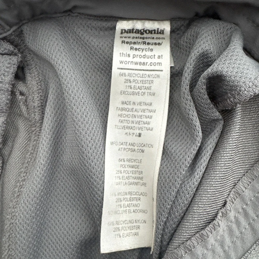 Patagonia Men's Skyline Traveler Pants Noble Grey STY5600 Size M Hiking